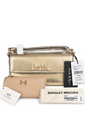 BUNDLE #3 — 🖤🖤 Silver Nicole Miller Bag & Halston Wristlet 🖤🖤